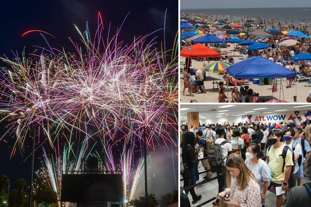 Record heat, some storms expected for 'busiest ever' July 4th